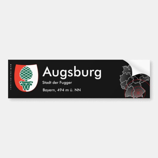 Augsburg 2 autoaufkleber (Vorne)