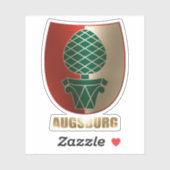 Augsburg Aufkleber (Blatt)