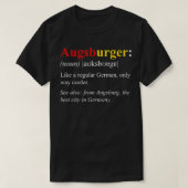 Augsburg Design Augsburger Definition T-Shirt (Design vorne)