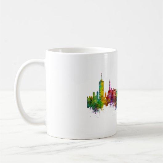 Augsburg Deutschland Skyline Kaffeetasse (Links)