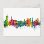 Augsburg Deutschland Skyline Postkarte (Vorderseite)