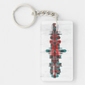 Augsburg Deutschland Skyline Schlüsselanhänger (Vorderseite)