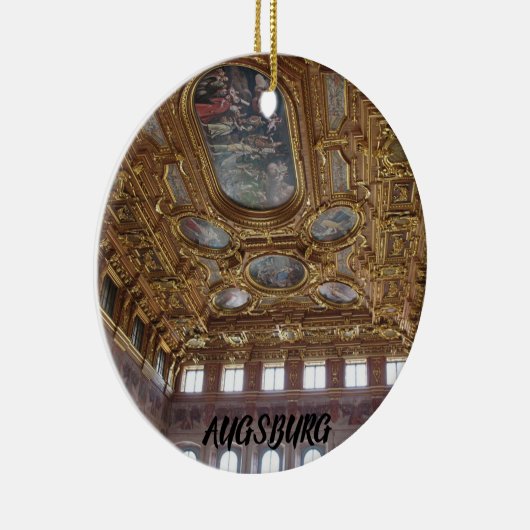Augsburg Germany Scenic Vacation Ornament (Rechts)