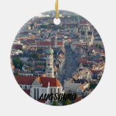 Augsburg Germany Scenic Vacation Ornament (Hinten)