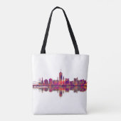 Augsburg Germany Skyline Tasche (Rückseite)