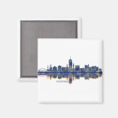Augsburg Skyline Magnet (Vorderseite/Rückseite)