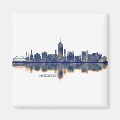 Augsburg Skyline Magnet (Vorne)