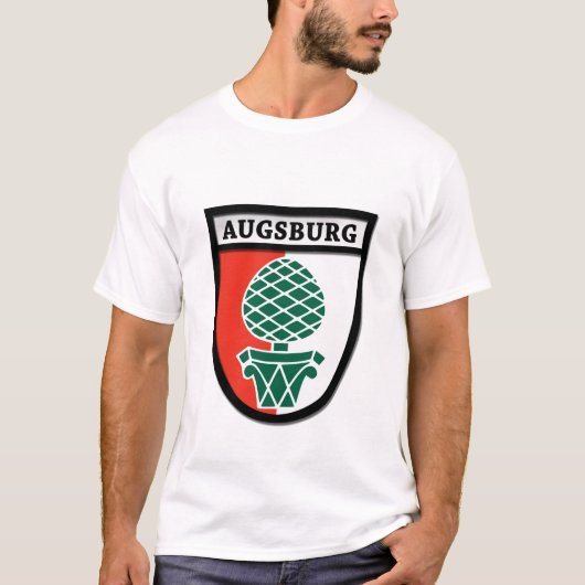 Augsburg-Wappen den T - Shirt 0010 der (Wappen) (Vorderseite)