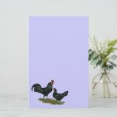 Augsburger Chickens Briefpapier (Stehend Vorderseite)