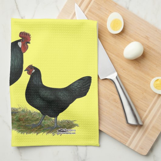 Augsburger Chickens Küchentuch (Viertel Falte)