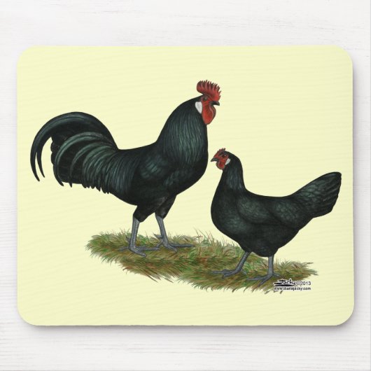 Augsburger Chickens Mousepad (Vorne)