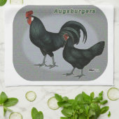 Augsburger Fowl Geschirrtuch (Gefaltet)