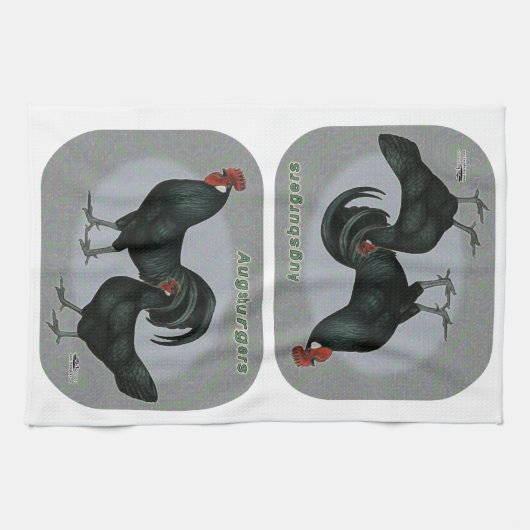 Augsburger Fowl Geschirrtuch (Horizontal)