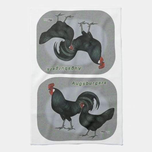 Augsburger Fowl Geschirrtuch (Vertikal)