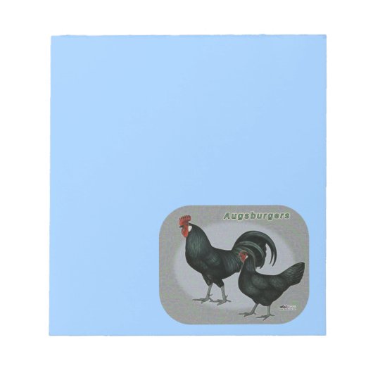 Augsburger Fowl Notizblock (Vorderseite)