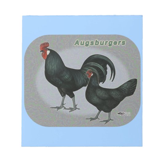 Augsburger Fowl Notizblock (Vorderseite)