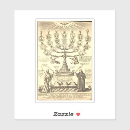 Augsburger Geständnis Aufkleber (Blatt)