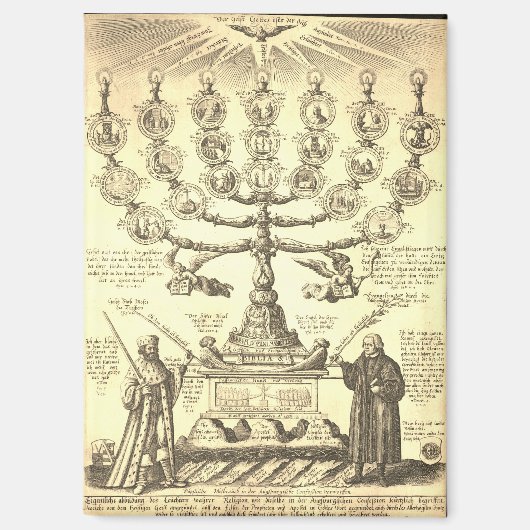 Augsburger Geständnis Magnet (Vorderseite)