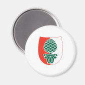 Augsburger Offizielle Wappen Deutschland Heraldry Magnet (Vorderseite/Rückseite)
