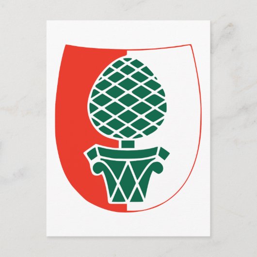 Augsburger Offizielle Wappen Deutschland Heraldry Postkarte (Vorderseite)