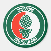 Augsburger RundEmblem Magnet (Vorne)