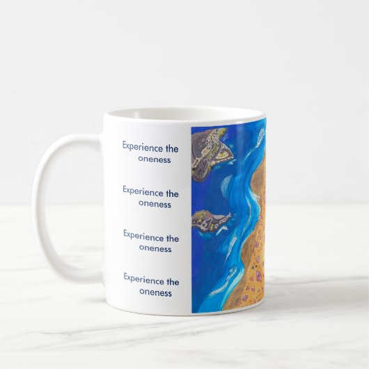 Auguri Amica-Erfahrung das Einssein Kaffeetasse (Links)