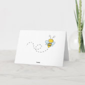 August 18. National Honey Bees Day Card Karte (Rückseite)