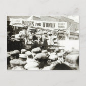 August 1908: Frauen abstimmen Postkarte (Vorderseite)