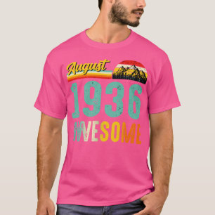 August 1936 Geburtstagsgeschenk Shirt Vintager Aug