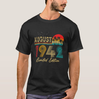 August 1942 79 Years Old Limited Edition 79th Birt T-Shirt