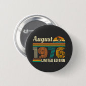 August 1976 limitierte Auflage Button (Vorne & Hinten)