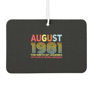 August 1981 Geschenkidee Autolufterfrischer