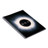 August 2017 Gesamtsolarauskitzel in Schwarz und We Notizblock (Rechte Seite)