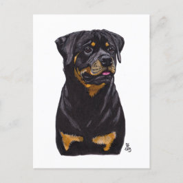 August 2019 Rotweiller Postkarte