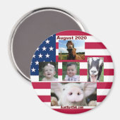 August 2020 magnet (Vorderseite/Rückseite)