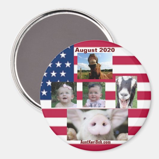 August 2020 magnet (Vorderseite/Rückseite)