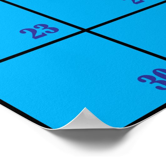 August 2020 Monatsplaner Poster (Ecke)