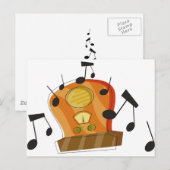 August 20., Nationaler Radiotag Postkarte (Vorne/Hinten)