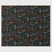 August, 23 Geburtstag Geschenkpapier (Flach)