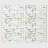 August, 26 Geburtstag Geschenkpapier (Flach)