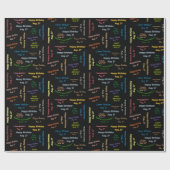 August, 27 Geburtstag Geschenkpapier (Flach)