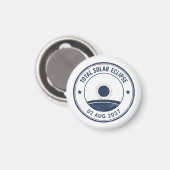 August 2 2027 Solar Eclipse Magnet (Vorderseite/Rückseite)