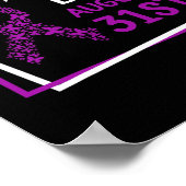 August 31. Erholung W Poster (Ecke)