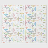 August, 3 Geburtstagsgeschenkpapier Geschenkpapier (Flach)