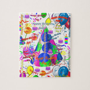 August, 5 Geburtstag Jigsaw Puzzle