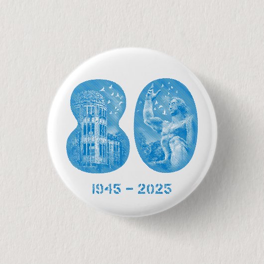 August 5 NYC event 2025 Button - Small 1¼ Inch (Vorderseite)