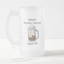 August 6: National Root Beer Float Day Mattglas Bierglas