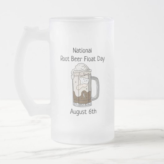August 6: National Root Beer Float Day Mattglas Bierglas (Links)