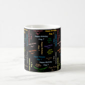 August, 7 Geburtstags-Tasse Kaffeetasse (Mittel)