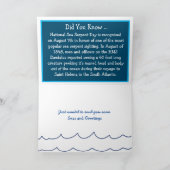 August 7. ist Nationalseefest Karte (Innenseite)